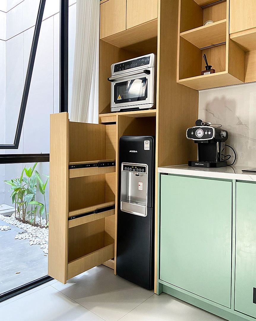 Kitchen Set Kak Atika - styling shelf